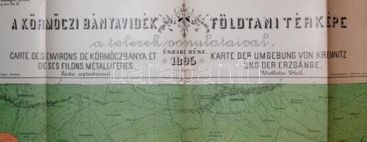 1895 A körmöci bányavidék földtani viszonyai bányageológiai szempontból 2 db földtani térképpel
