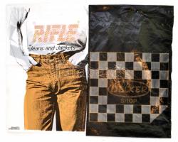 cca 1980 5 db Retro műanyag reklámszatyor hibátlan állapotban, Vegeta, Ambrusné, Rifle, Sopiana, Gyö...