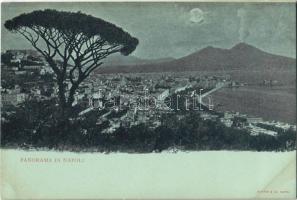 Napoli, Naples; Panorama / general view. Richter & Co.