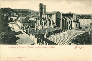 Bologna, Chiesa di S. Francesco, Veduta Panoramica dopo e restauri / Basilica of Saint Francis