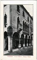 Vicenza, Corso Umberto, Palazzo Thiene / street view, palace. Uff. Rev. Stampa N. 7718.