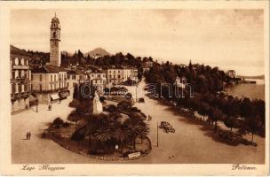 Pallanza (Verbania), Lago Maggiore / lake, automobile, shops - from postcard booklet