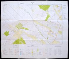 1982 4 db térkép (Takácsi, Vaszar, Pápa, Csót)