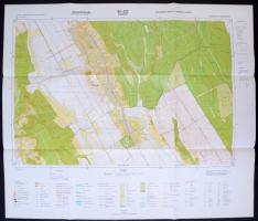 1984 4 db térkép (Kajárpéc, Sokorópátka, Lovászpatona, Nagydém)