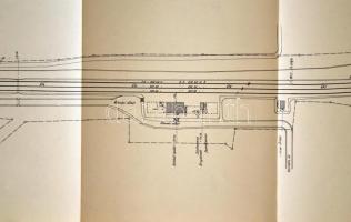 1940 Nagyvárad-Predeál vasnútvonal jádvölgyi szakaszának helyszínrajza. Leporelló / Oradea-Preteail ...
