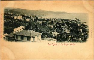 Sanremo, San Remo et le Capo Verde / general view (cut)