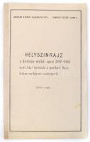 cca 1940 A Gombos-erdődi vasút vonal Dunai híd csatlakozásnál lévő rész helyszínrajza. Leporelló /  ...