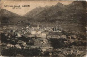 1916 Demonte, Valle Stura (Cuneo); general view. Ed. E. Fresia (EB)