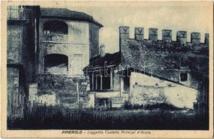Pinerolo, Loggetta Castello Principi dAcaia / castle