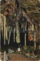 1928 Aggtelek, Aggteleki cseppkőbarlang, belső. Magyarországi Kárpát Egyesület kassai osztály kiadása (EB)