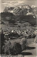 1939 Cortina dAmpezzo, Tofane / general view, church, railway station, railway bridge, mountain. Fot. G. Ghedina 1/143.