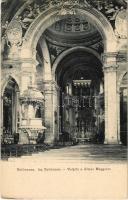 Bellinzona, La Cattédrale, Pulpito e Altare Maggiore / cathedral, pulpit, altar, interior. C. Salvioni (EK)