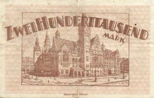 Német Birodalom/Weimari Köztársaság/Chemnitz/Bezirkverband der Amtshauptmannschaft 1923. 100.000M (2...