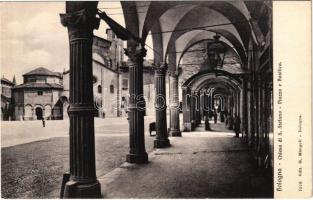 Bologna, Chiesa di S. Stefano, Piazza e Basilica / Santo Stefano basilica, square. Edit. G. Mengoli 1516.