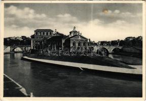 Roma, Rome; Isola Tiberina / Tiber Island. Ed. E. Verdesi (EK)