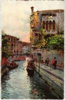 Venezia, Venice; Rio delle Maravegie. A. Scrocchi 4338-8.