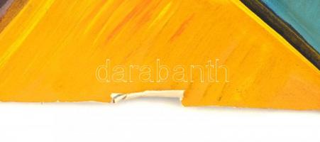 Scheiber jelzéssel: Bárhölgy. Vegyes technika, papír, sérült (lap alján szakadással), 75,5x54 cm