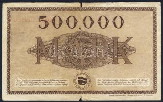 Német Birodalom/Weimari Köztársaság/Dresden 1923. 500.000M T:III/IV+