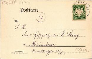 1904 Unterwössen, general view. O. Blaschke kgl. bayr. Hoflieferant 593