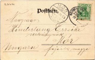 1905 Kassel, Kassel Wilhelmshöhe, Löwenburg, Fixirwasser / castle