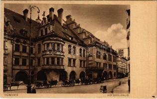 1926 München, Munich; Hofbräuhaus / brewery. Grebe & Co. Kupfertiefdruckkarte Nr. 152. (EK)