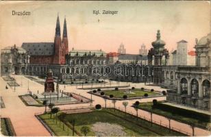 Dresden, Kgl. Zwinger / park, palace. Carl Döge 455. (EK)