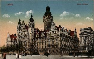 Leipzig, Neues Rathaus / new town hall. Druck u. phot. Aufnahme von G. Friedrich