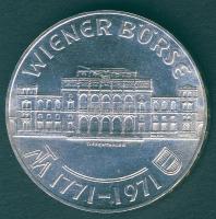 Ausztria 1971. 25Sch Ag "200 éves a Bécsi Börze" T:2