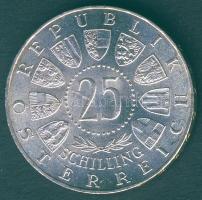 Ausztria 1957. 25Sch Ag "800 éves a Mariazell" T:2