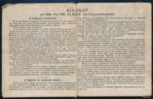 1908 Vadászjegy / vadászati jegy