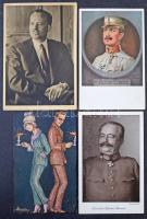 Kb. 150 db RÉGI motívum képeslap vegyes minőségben, pár litho / Cca. 150 pre-1945 motive postcards, ...