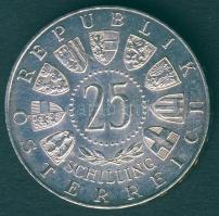 Ausztria 1955. 25Sch Ag "Bundestheater" T:2