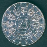 Ausztria 1958. 25Sch Ag "Carl Auer von Welsbach" T:2