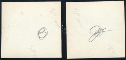 cca 1941 Kinszki Imre (1901-1945) budapesti fotóművész hagyatékából, 2 db SZTEREO, vintage fotó, csa...