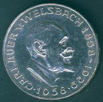 Ausztria 1958. 25Sch Ag "Carl Auer von Welsbach" T:2