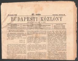 1919, 1920  A Tanácsköztársaság c. lap valamint a Budapesti közlöny c. lap  benne pl a méhészeti egy...