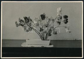 cca 1938 Thöresz Dezső (1902-1963) békéscsabai gyógyszerész és fotóművész hagyatékából, jelzés nélküli,  vintage fotó (csendélet), 7x10 cm