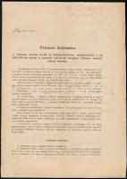 1899 Pályázati hirdetmény a fiumei cs. és kir. haditengerészeti akadémiára való felvétel tárgyában 8 p