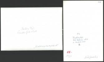 cca 1983 Budapesti városképek és életképek, Balásy Pál (?-?) budapesti fotóművész hagyatékából 13 db...
