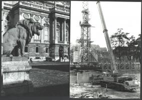 cca 1983 Budapesti városképek és életképek, Balásy Pál (?-?) budapesti fotóművész hagyatékából 13 db...