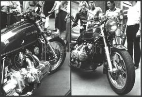 cca 1985 Honda motor, Balásy Pál (?-?) budapesti fotóművész hagyatékából 4 db jelzés nélküli vintage fotó, 23,5x17 cm