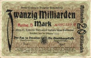 Német Birodalom/Weimari Köztársaság/Dresden 1923. 20.000.000.000M T:II-/III+