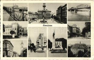 1942 Komárom, Komárno; mozaiklap / multi-view postcard (EB)
