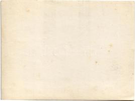 cca 1930 BNV főzzön gázzal feliratú stand 11x9 cm