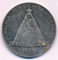 Ausztria 1955. "Mariazelli Bazilika" ezüstözött Br érem T:2 megreszelve
Austria 1955. &qu...