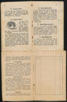 cca 1930-40 2 db Dr. Oetker kiadvány: Dr. Oetker bevásárlási könyv, néhány nyomtatott és egy kézzel ...