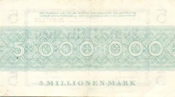 Német Birodalom/Weimari Köztársaság/Dresden-Neustadt/Amtshauptmannschaft.. 1923. 5000.000M (3x) &quo...