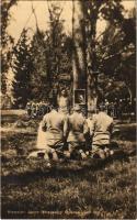 Gyónás utáni ima. Stempien János főhadnagy. Hadifénykép Kiállítás / WWI Austro-Hungarian K.u.K. military, soldiers prayer after confession