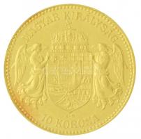 1910KB 10K Au "Ferenc József" Körmöcbánya (3,37g/0.900) T:2 / Hungary 1910KB 10 Korona Au ...