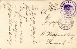 1915 K.u.K. Kriegsmarine / WWI Austro-Hungarian Navy and military, mariner and soldiers with woman. ...